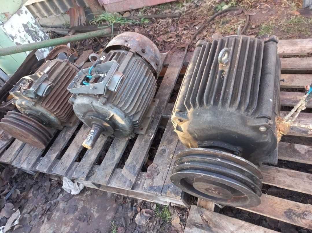 Електродвигун 30 кВт 1500 обертів Мотор двигун Електродвигатель 3 шт.