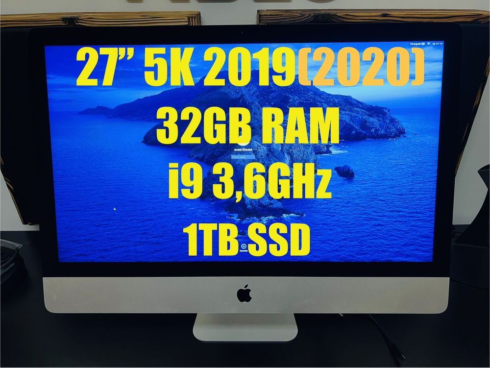 Imac 27” 5K | 2019 | i9 3,6 | 32GB | 1TB SSD