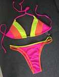Neonowe bikini M/L