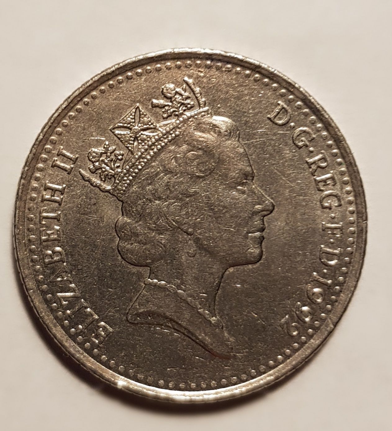 Sprzedam monetę 10 pence 1992 r