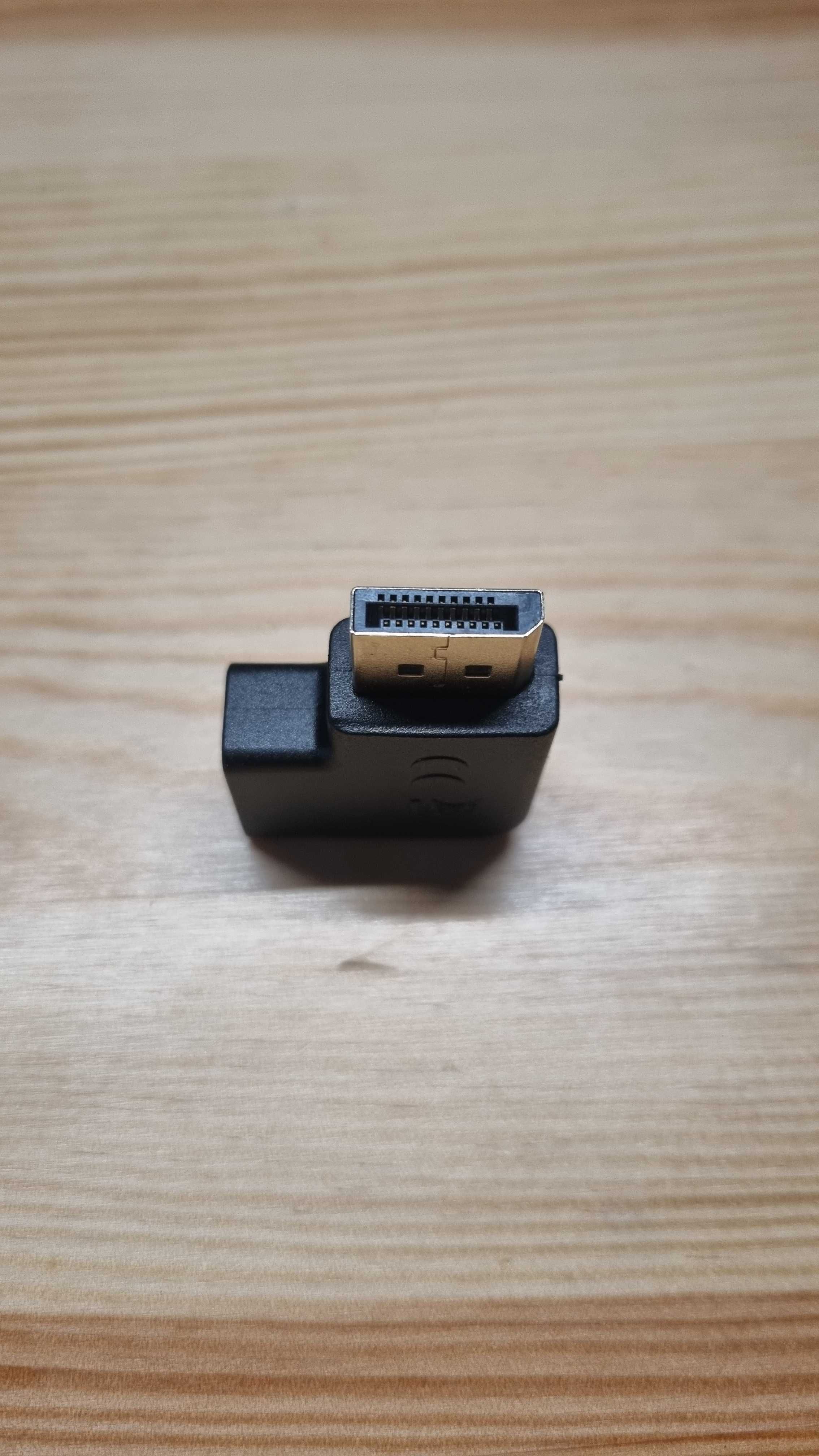 LINDY DisplayPort 1.4 adapter kątowy przejściówka