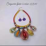 Conjunto colar e brincos