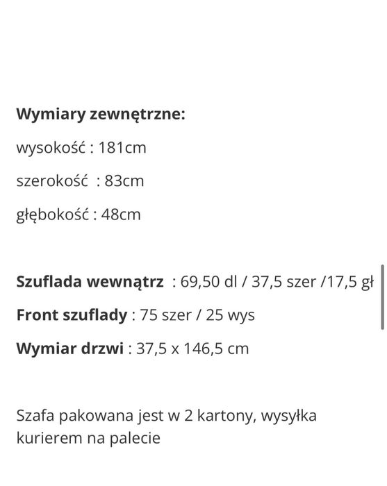 Zestaw 3 : łóżeczko z szufladą + komoda z przewijakiem +szafa