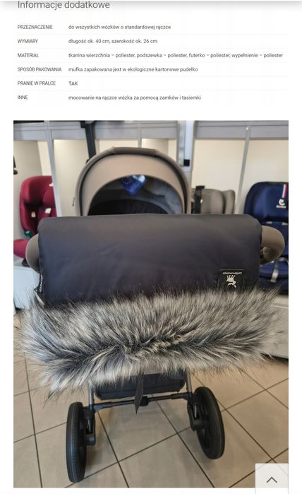 Mufka grafitowa COTTONMOOSE