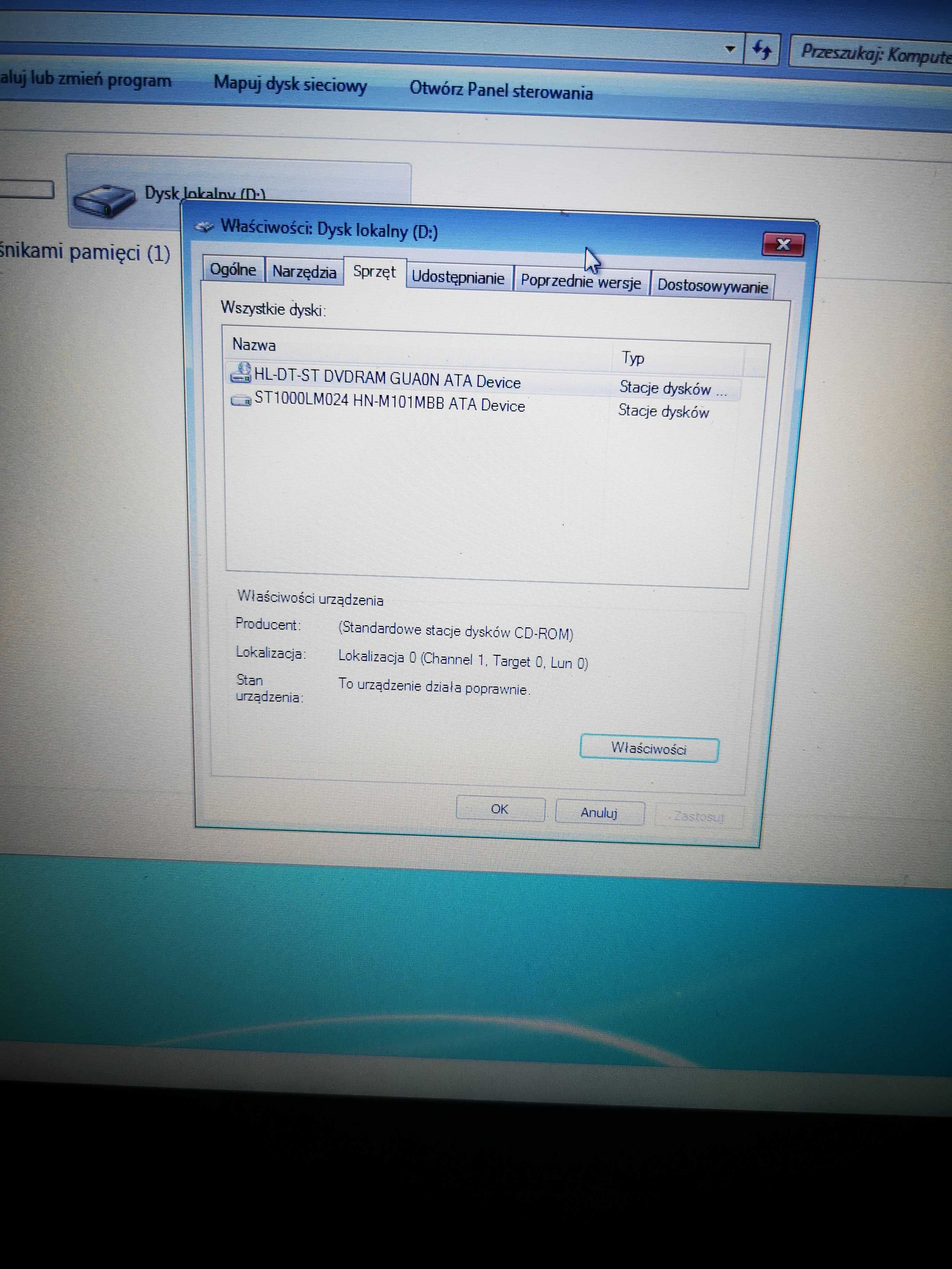 Laptop LENOVO Z50 - używany