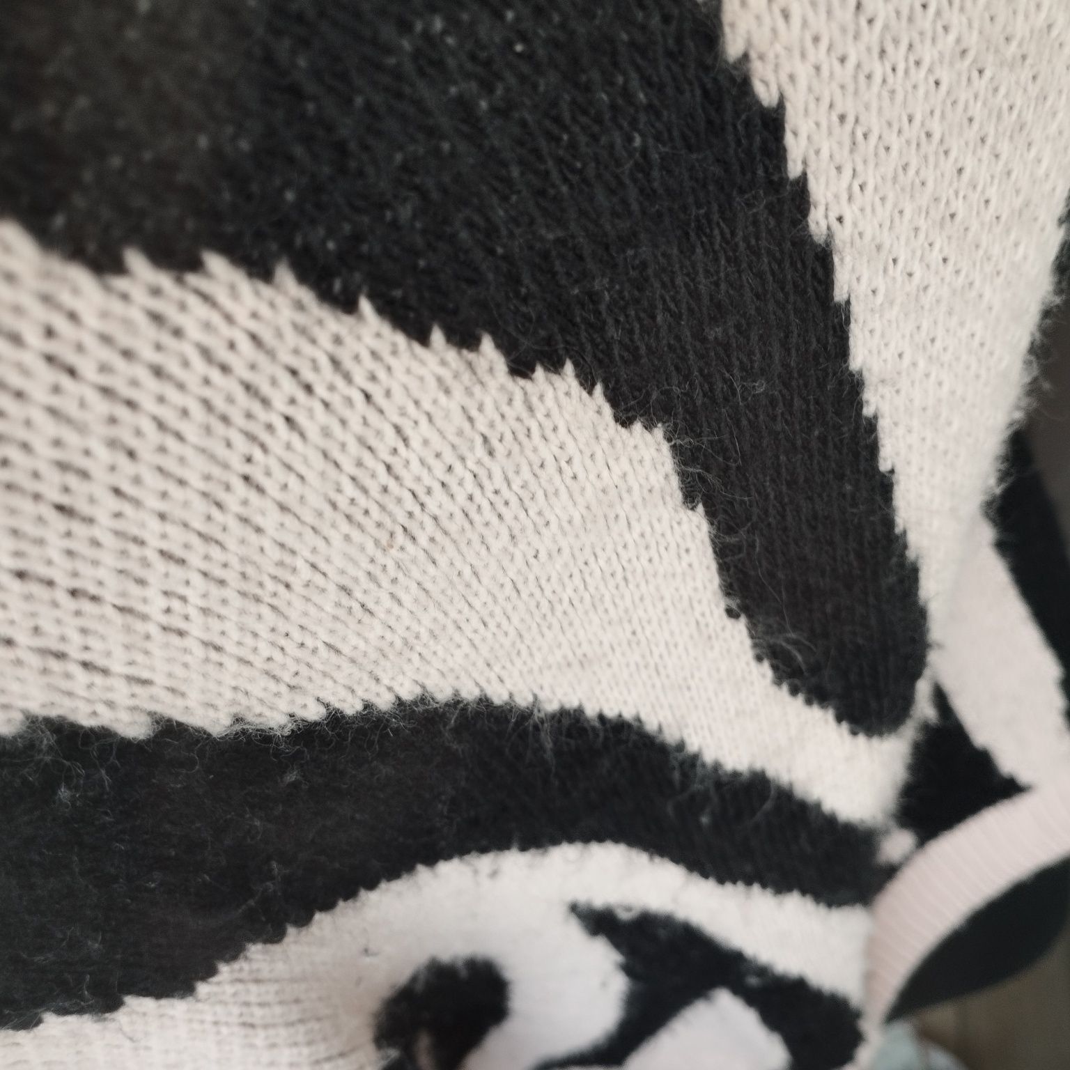 Swetr zebra oversize