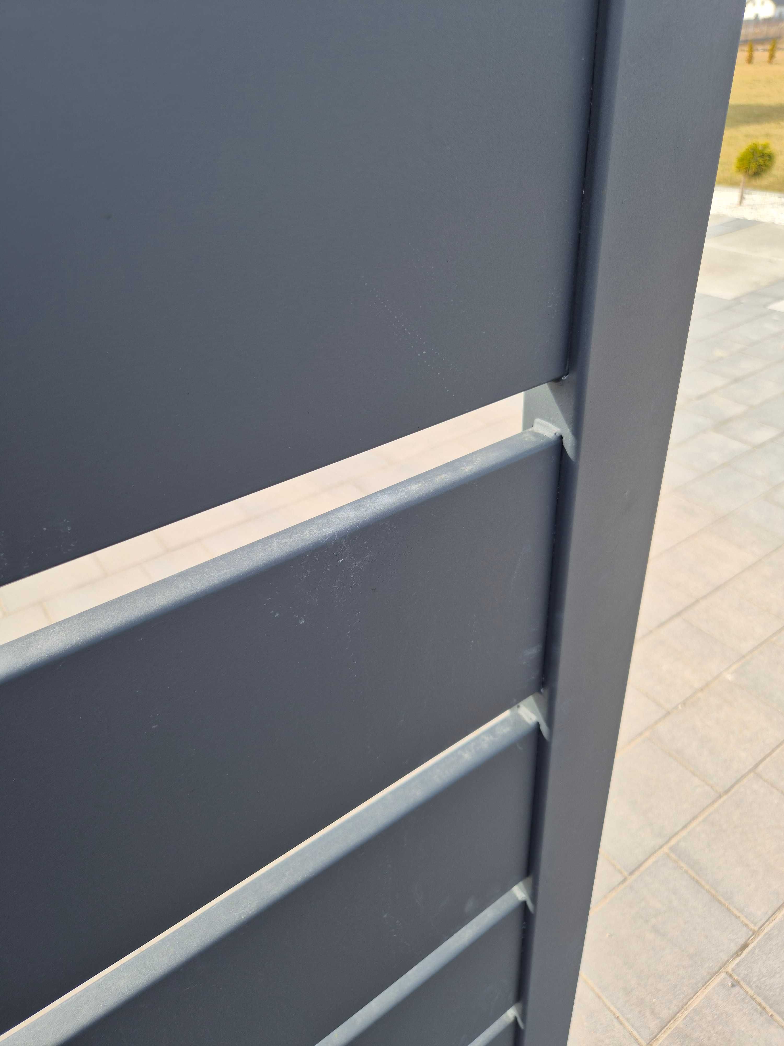 Panele fi 5mm 1,23m ocynk + kolor Panel | Słupek | PROMOCJA