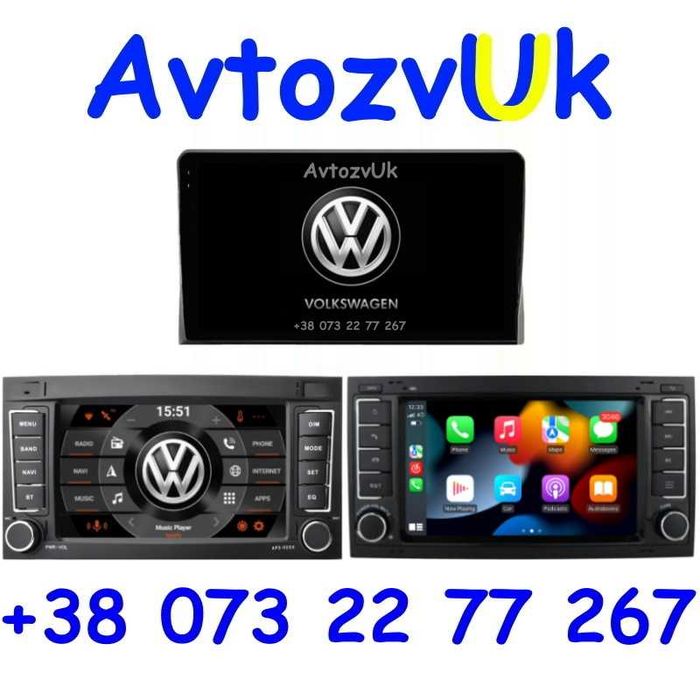 Android 14 MULTIVAN Volkswagen Т5 TRANSPORTER VW T5 CarPlay Магнитола
