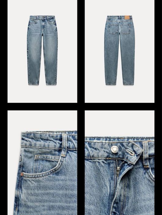 Джинси zara mom моми зара 36 нові з біркою