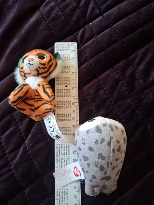 М'яка іграшка глазастік ty міні тигр тюлень