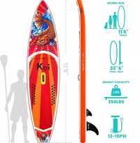 Deska Sup FunWater Koi 350cm! Duża! Stabilna! Cały Zestaw! Gratisy!