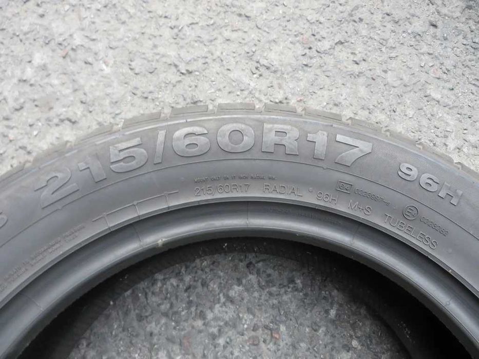215/60 R17 96H Continental WinterContact4x4 зима 4 штуки шини бу