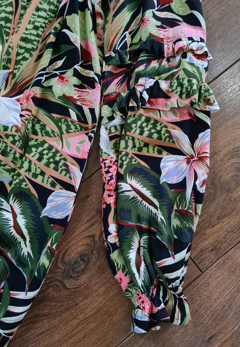 Bizuu długa sukienka maxi luźny krój S