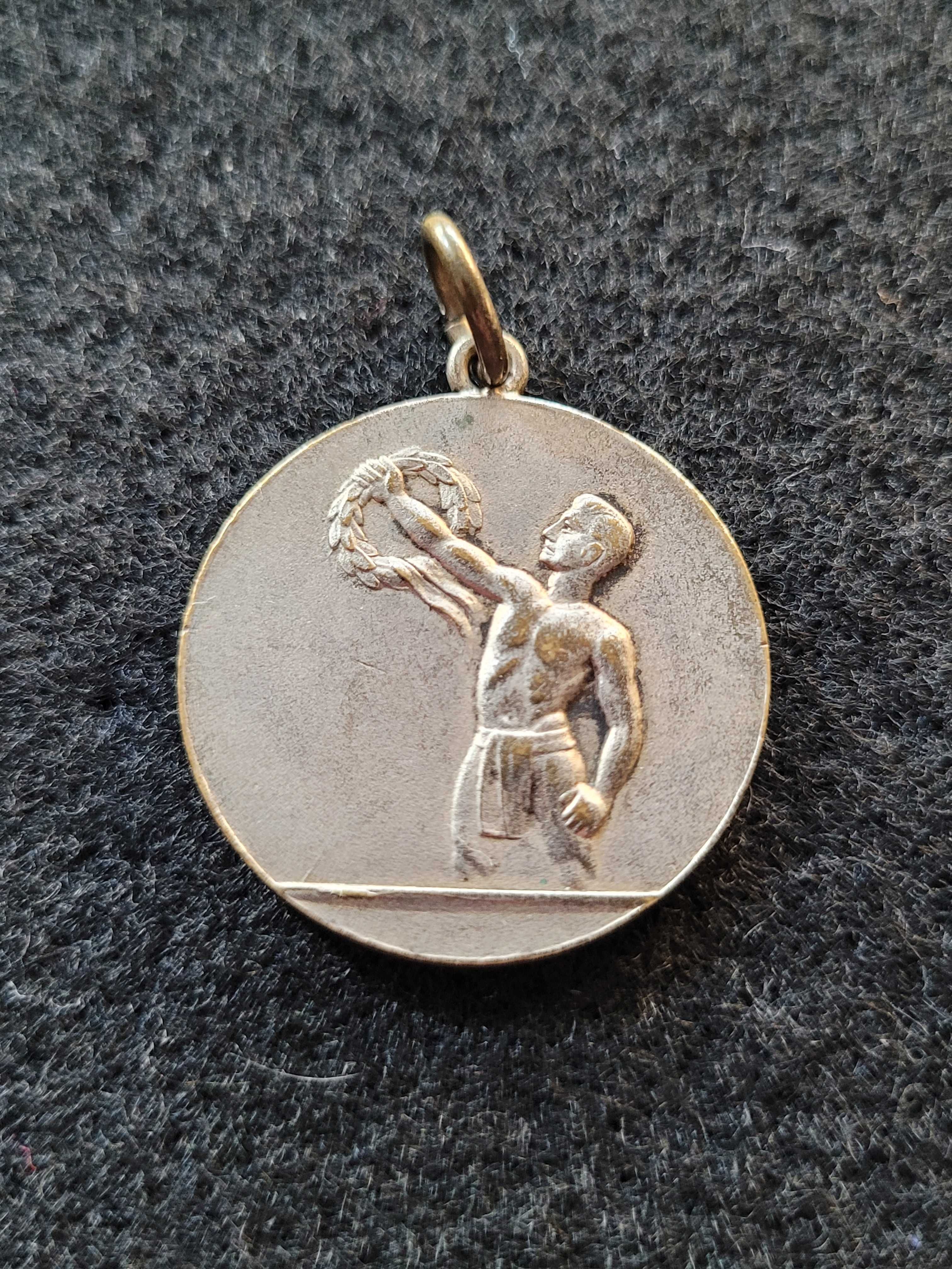 Przedwojenny medal sportowy II RP Lech Warta Poznań