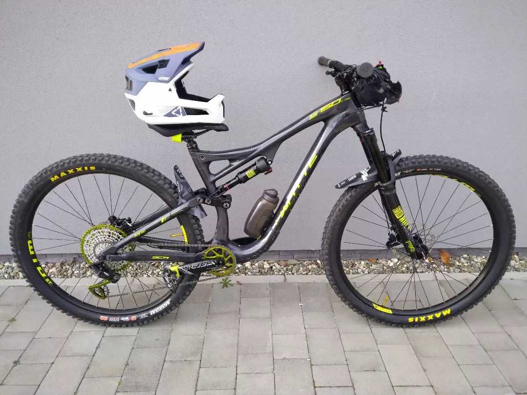 Rower Whyte S-150C RS rozmiar M full enduro trail + części Garbaruk