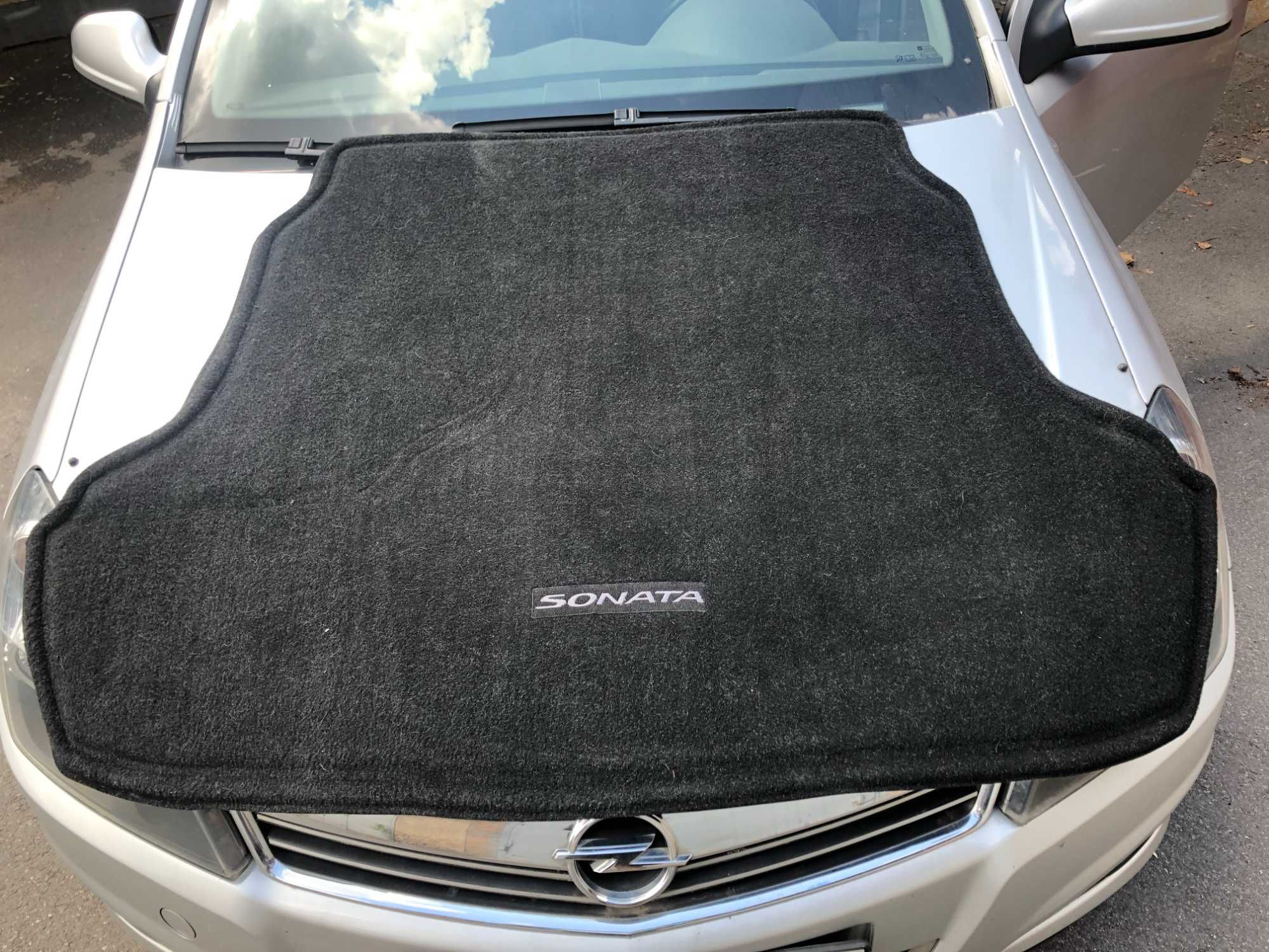 Hundai Sonata 2018 коврик багажника