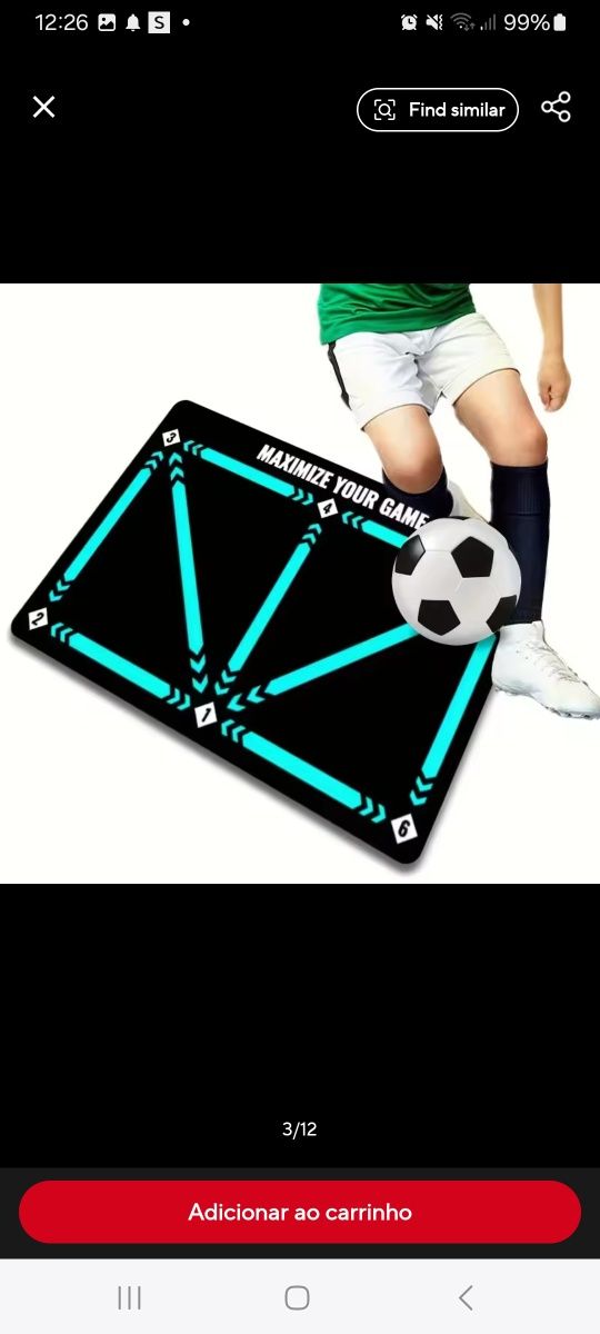 Tapete treino futebol - novo