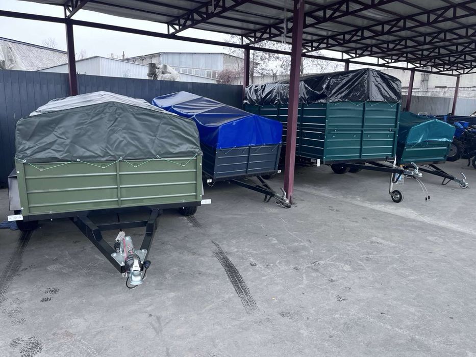 Двовічний  причіп Дніпро-250 з гальмами на 2т