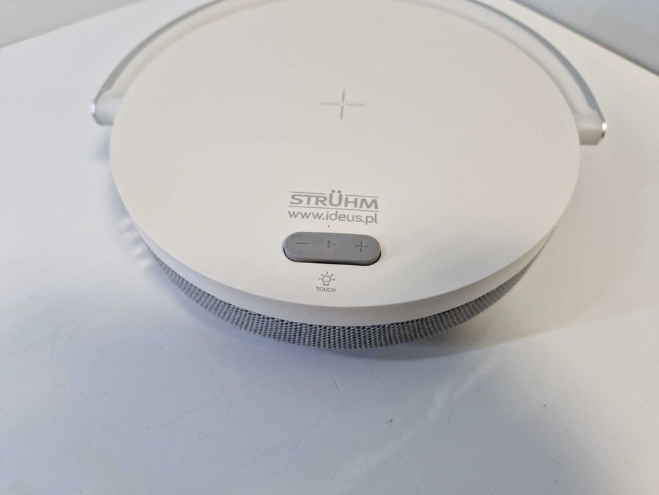 Lampka biurkowa SATURN LED SPEAKER biały głośnik