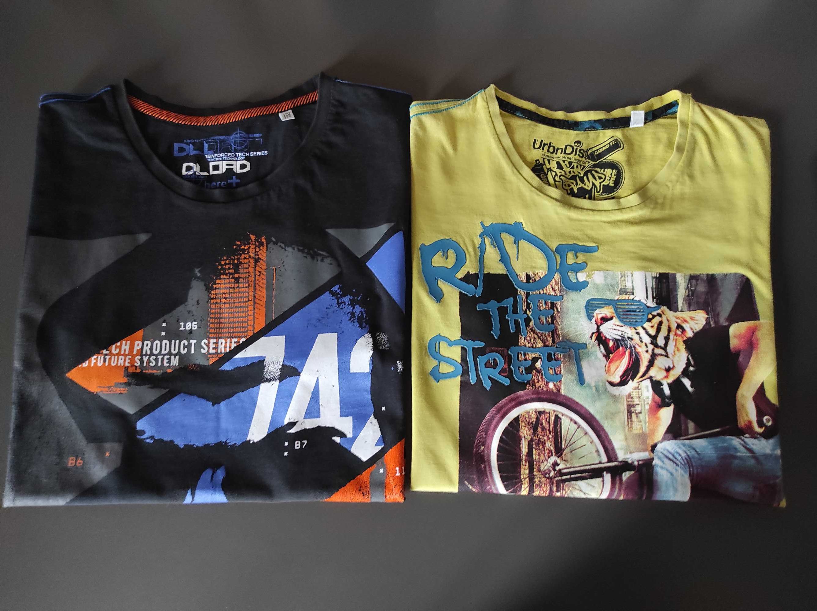 T-shirty bawełniane, młodzieżowe 2 szt