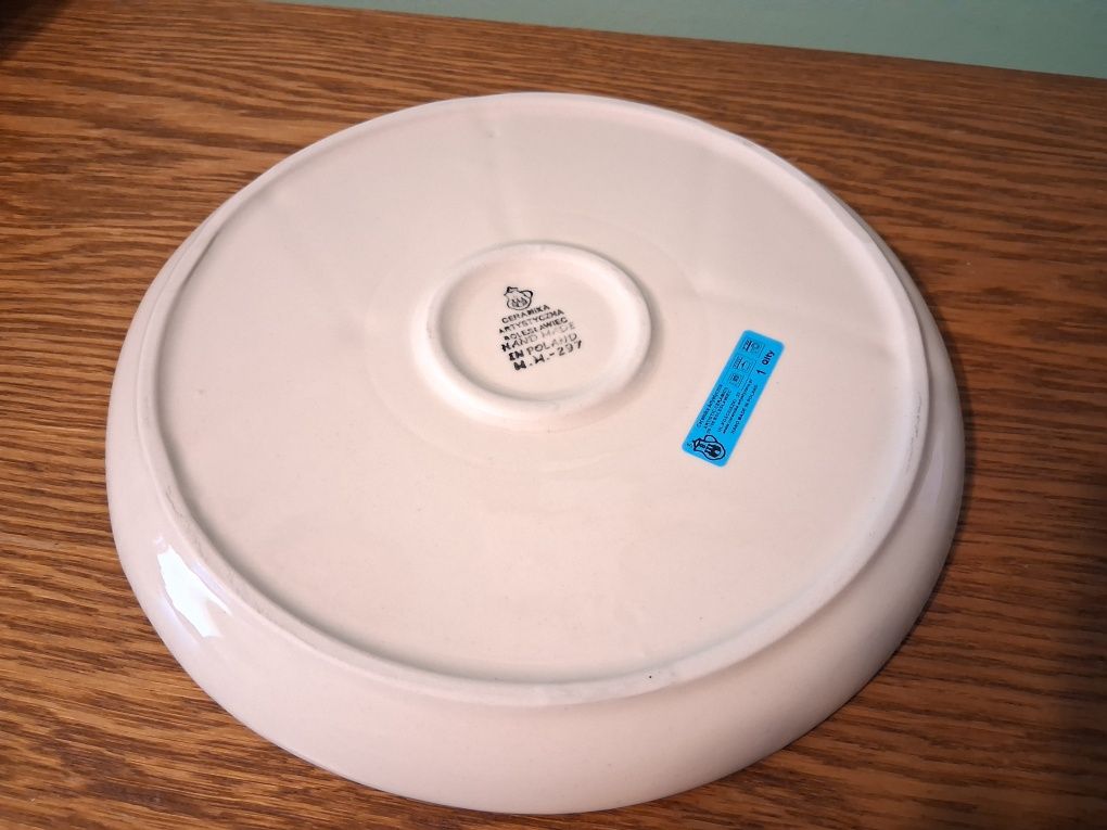 Talerz dzielony polmisek 26.5cm GAT1 Ceramika Artystyczna Boleslawiec