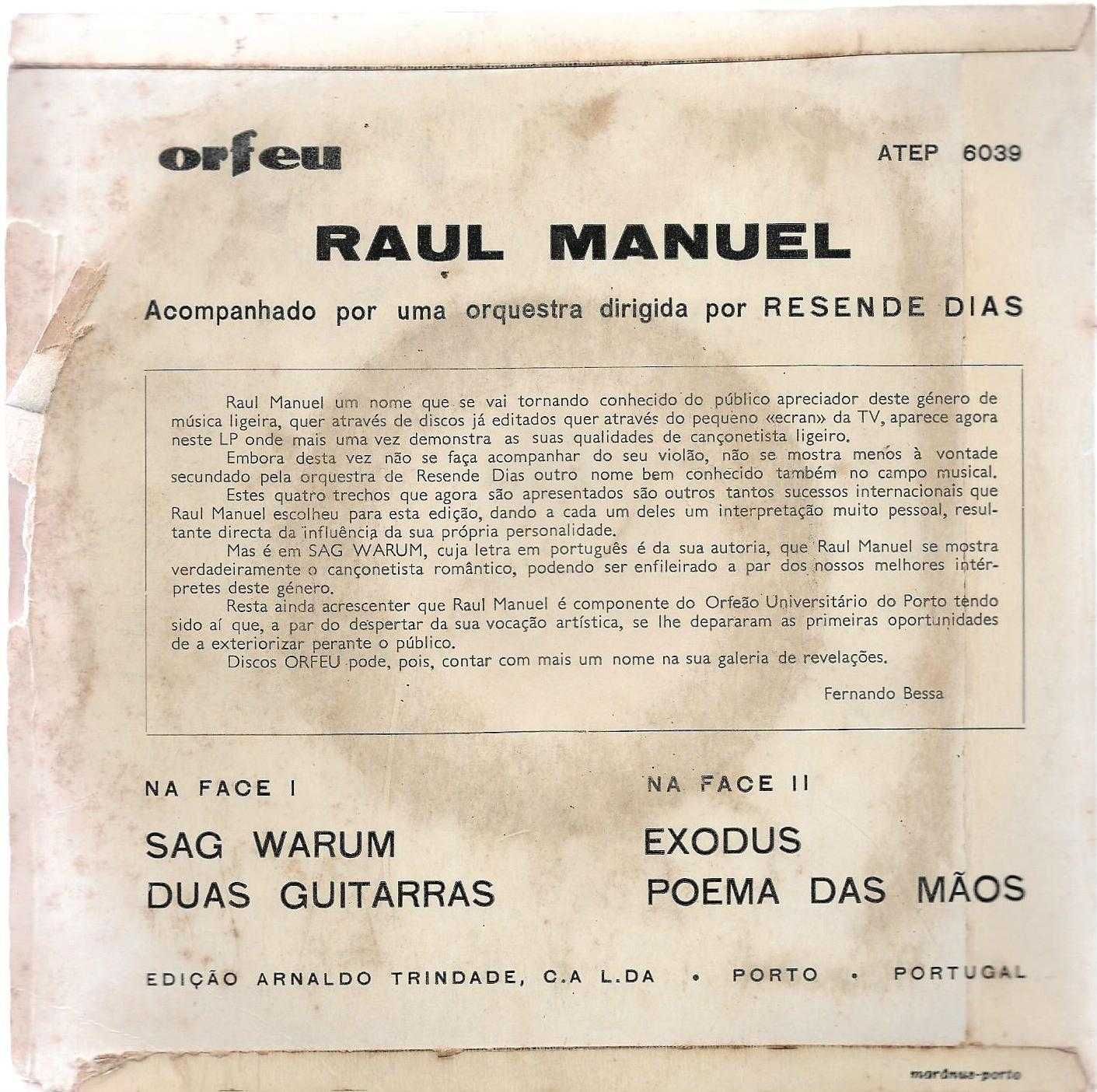 Raul Manuel - - - - - Sag Warum - - - - - EP