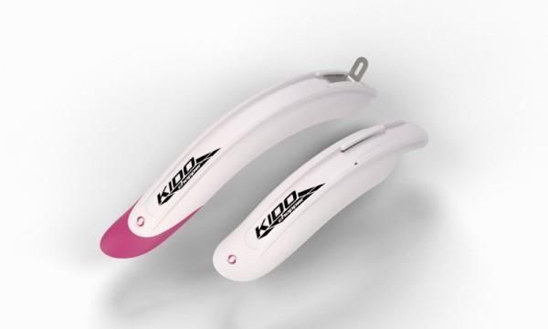 Błotniki Kido Chopper Sds 16-18" Biało/Różowy