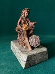 Estatueta vintage em bronze