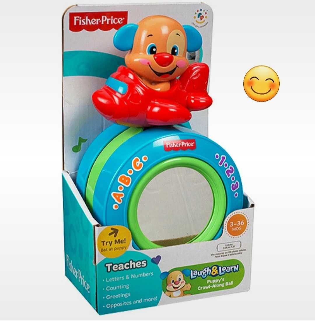 Fisher Price Laugh & Learn Crawl Along Musical Ball ABC 123