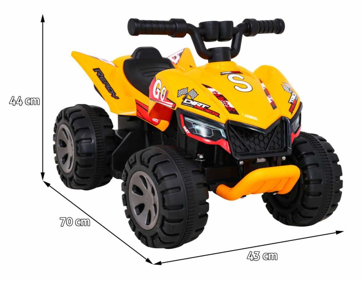 Autko na akumulator QUAD THE FASTEST dla najmłodszych auto pojazd