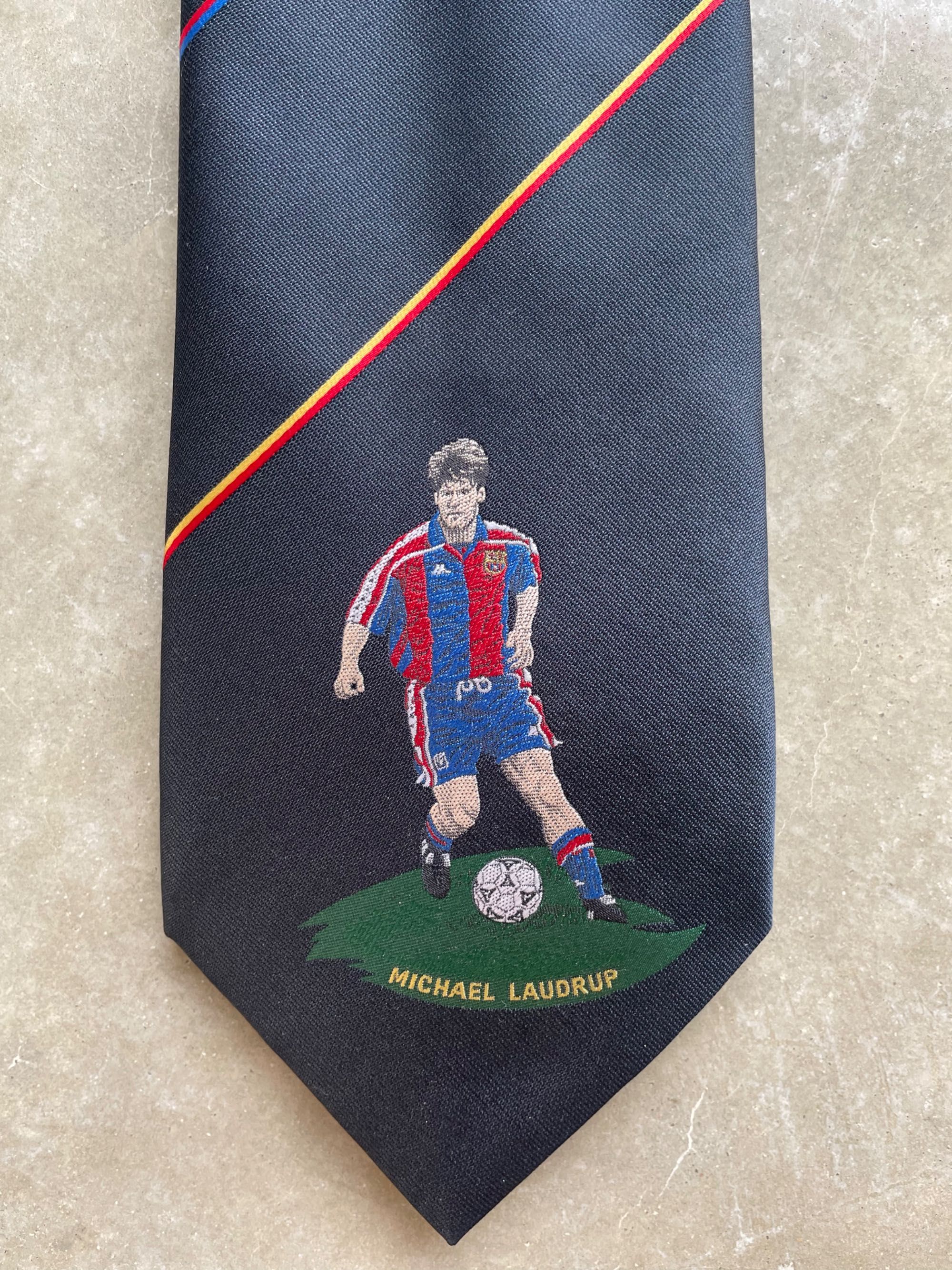 Krawat FCB Michael Laudrup