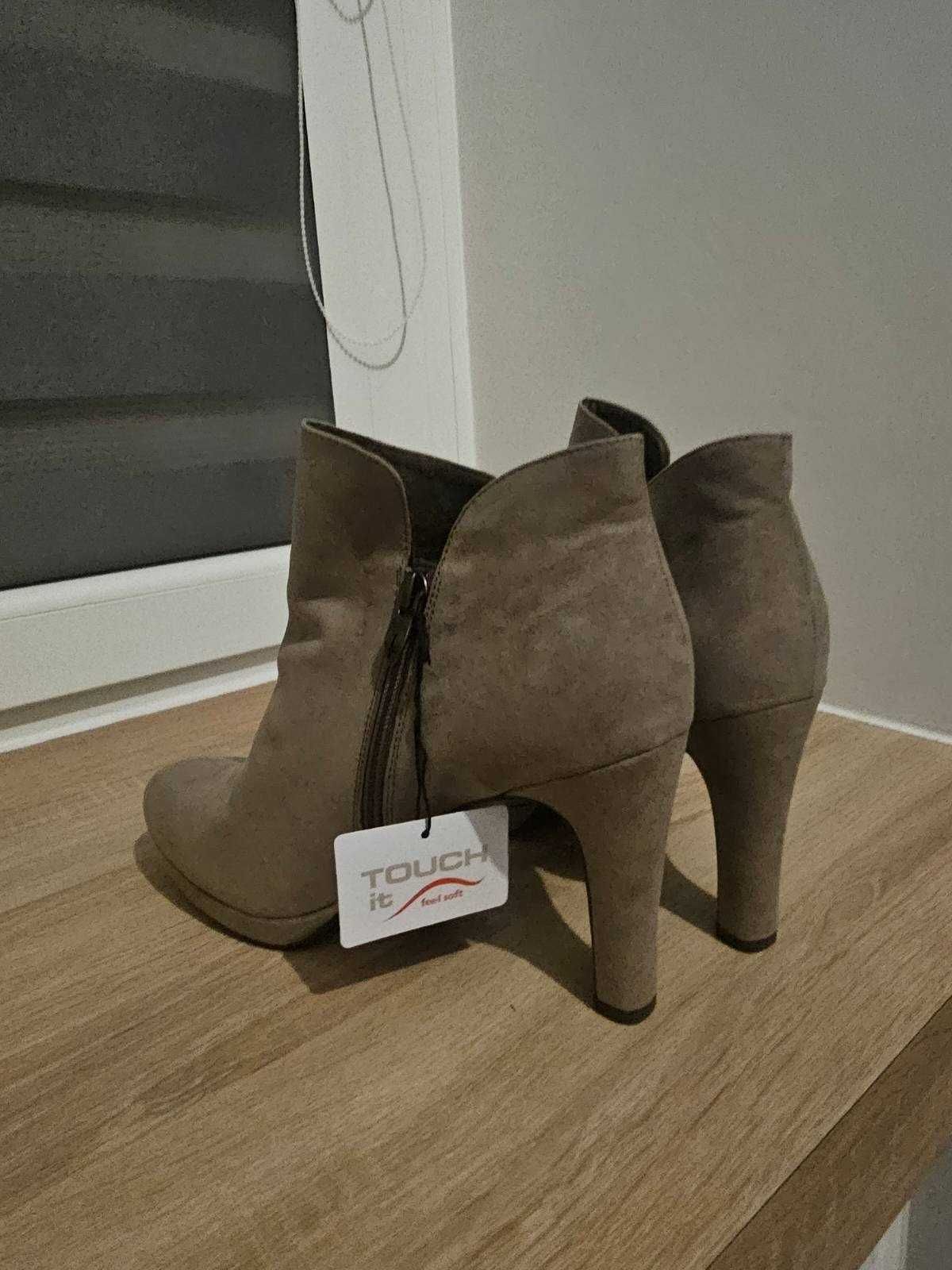 Tamaris Botki na obcasie pepper TA111N0ZW r. 41