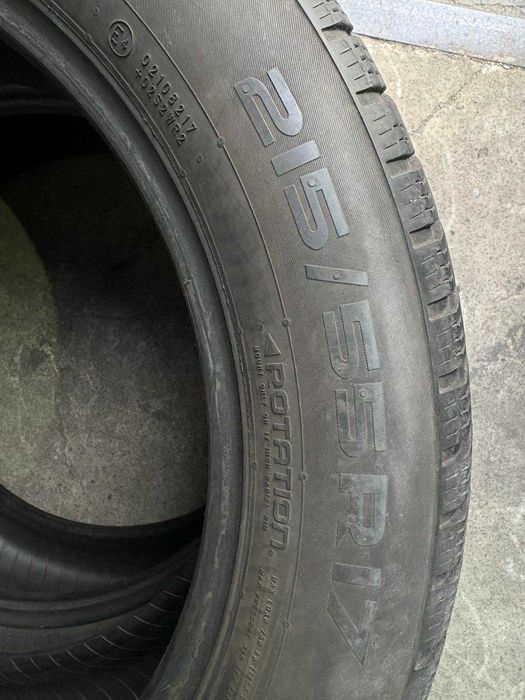 Шины 215/55 R17 Nokian пара зима (5.5/6мм 2020) L7