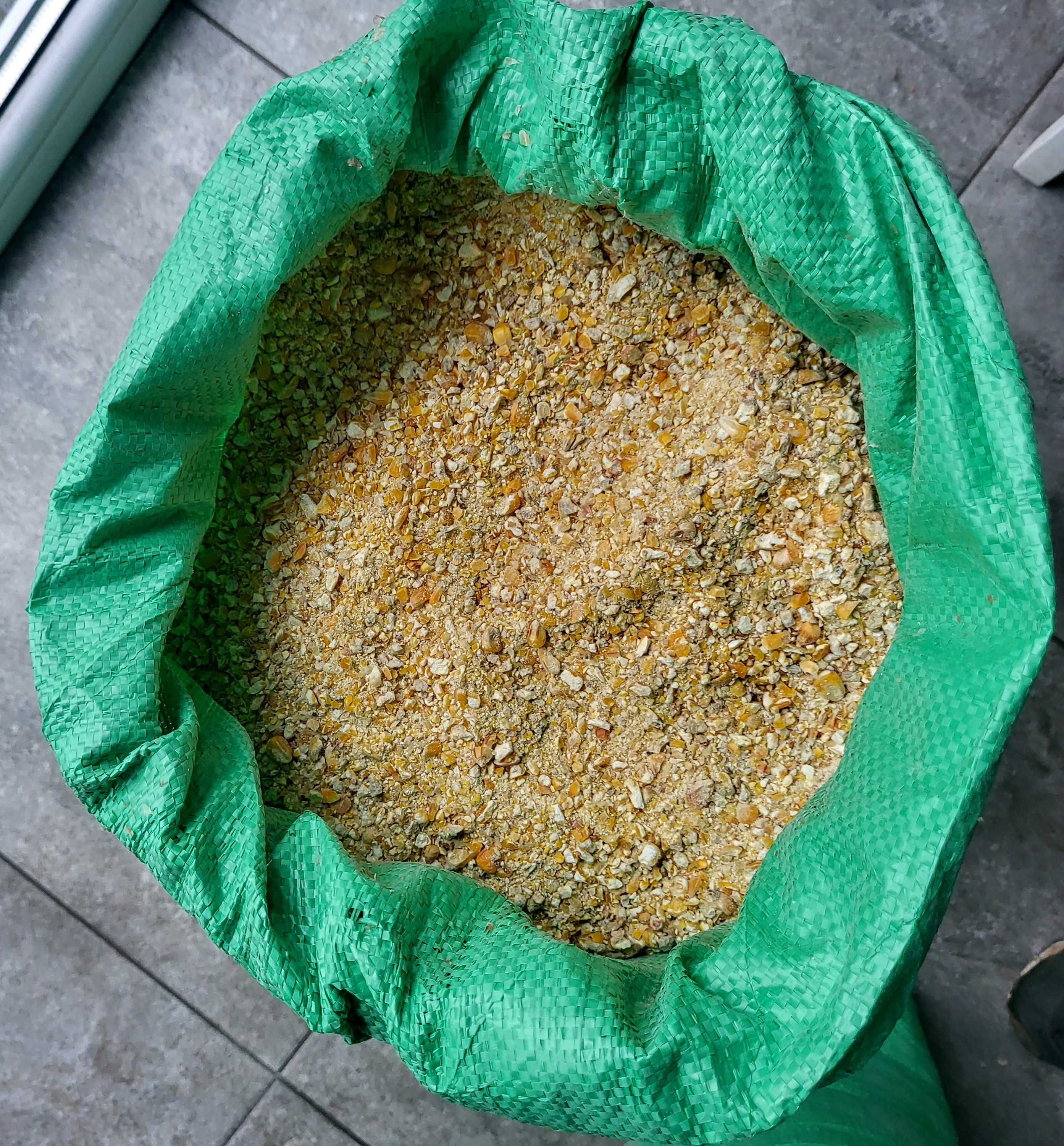 KUKURYDZA GRUBO ŚRUTOWANA 25kg śruta kukurydziana śrut mielona