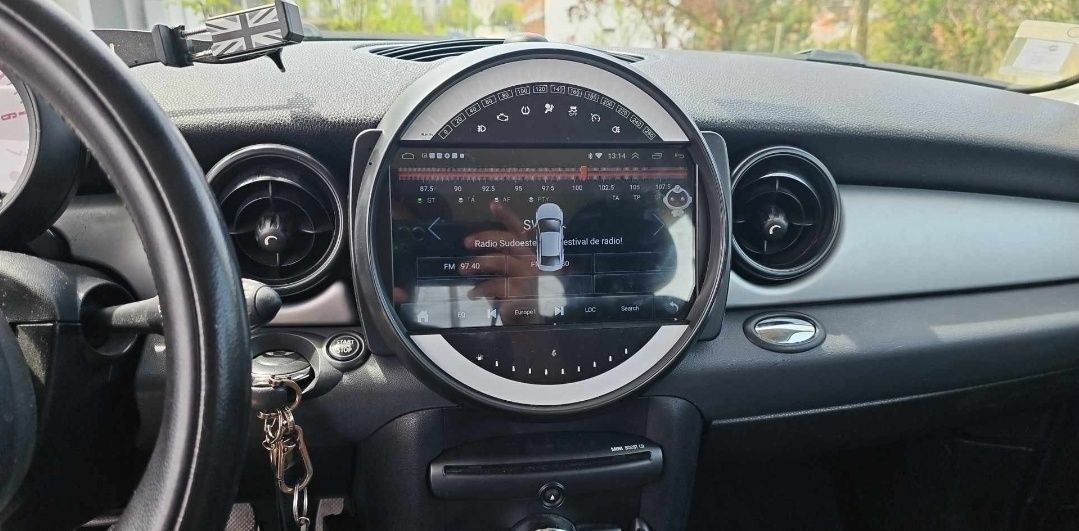 Radio 2 DIN 9" Mini Cooper (2006 a 2015) + Android + Carplay + GPS/Nov