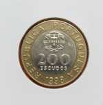 Moeda de 200 escudos de 1998