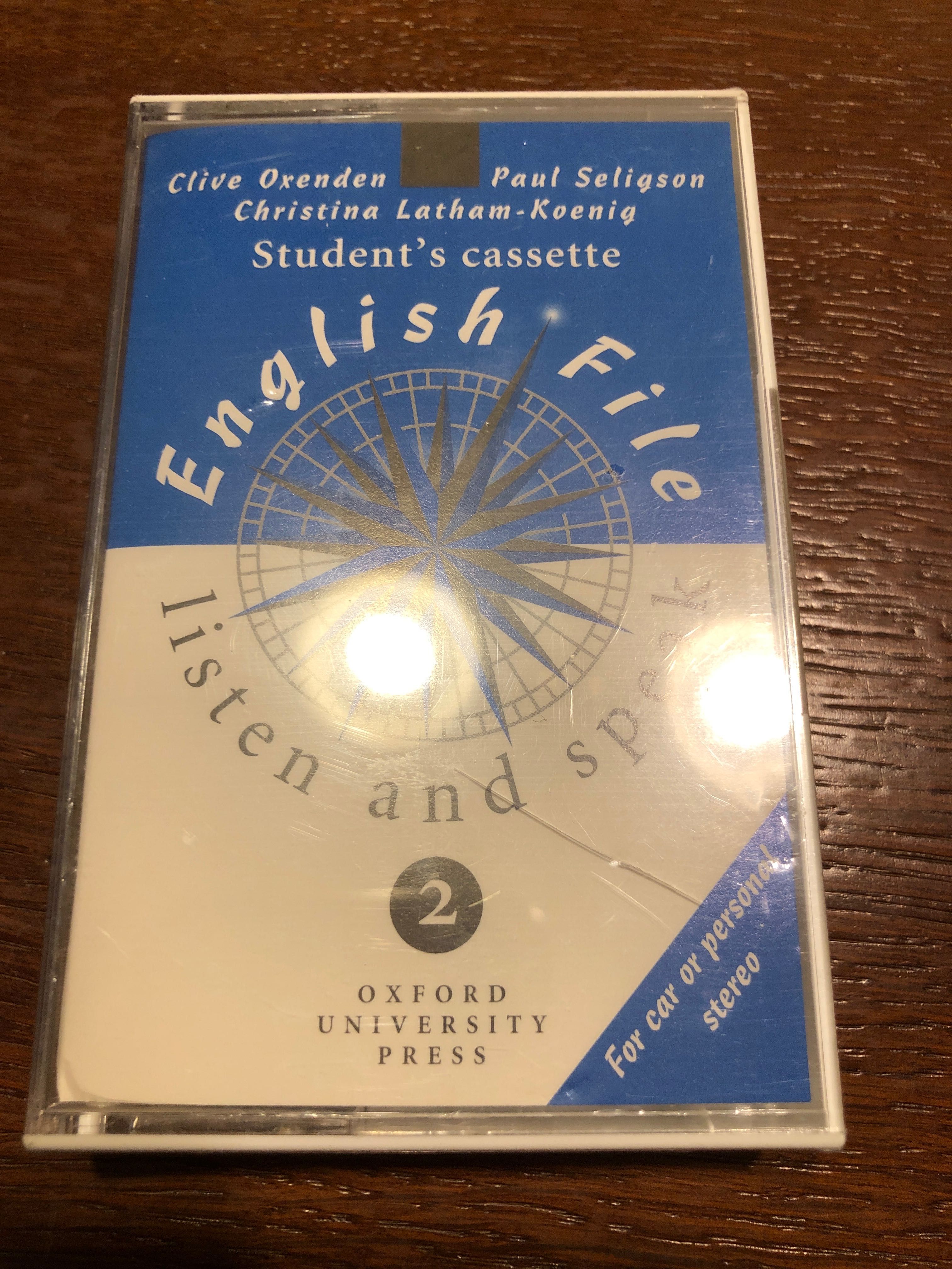 English File listen and speak 2 Student’s cassette