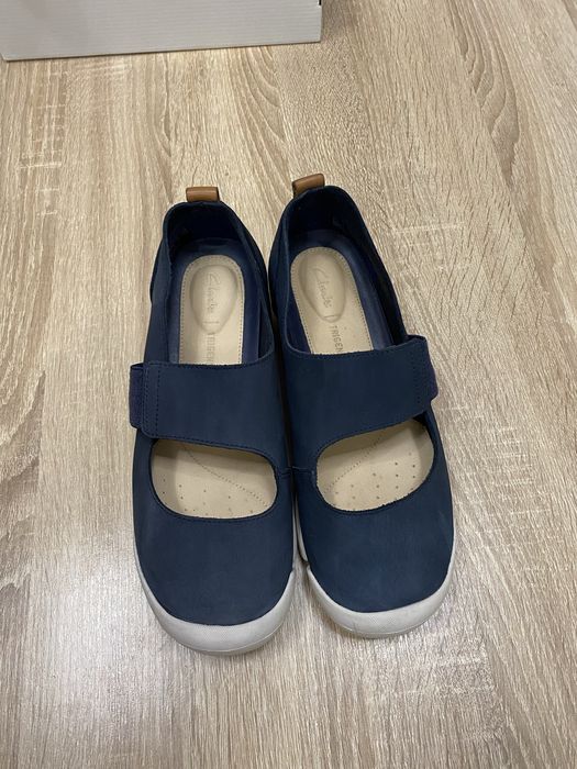Clarks trigenic шкіряні мокасини балетки туфлі