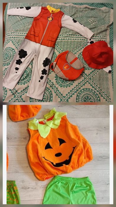 Новорічні карнавальні костюми.Зайчик,гарбуз,клоун,щенячий патруль,вовк