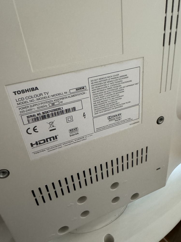 Toshiba telewizor 32av834b biały