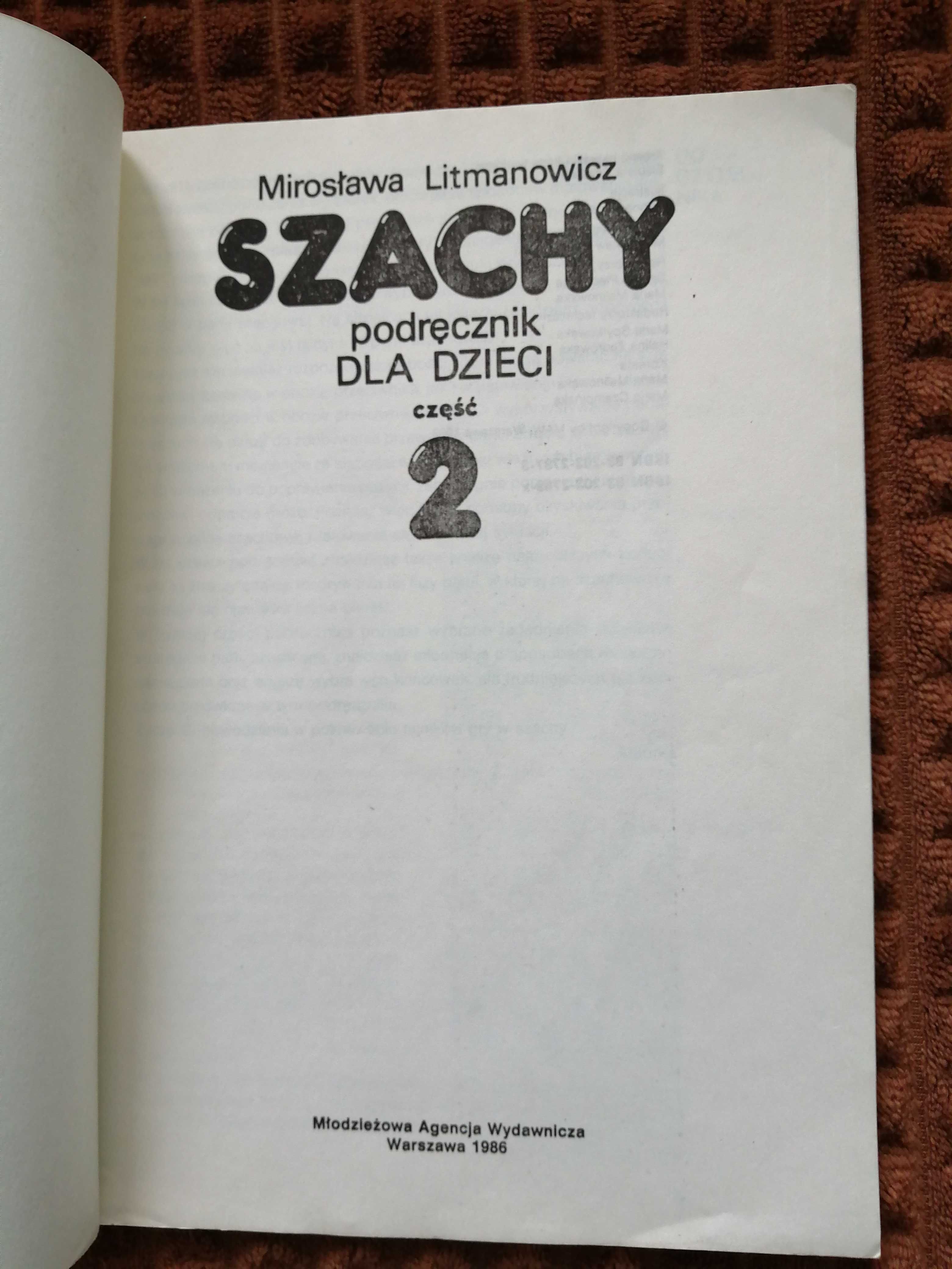 podręcznik do gry w szachy dla dzieci część 2 M. Litmanowicz