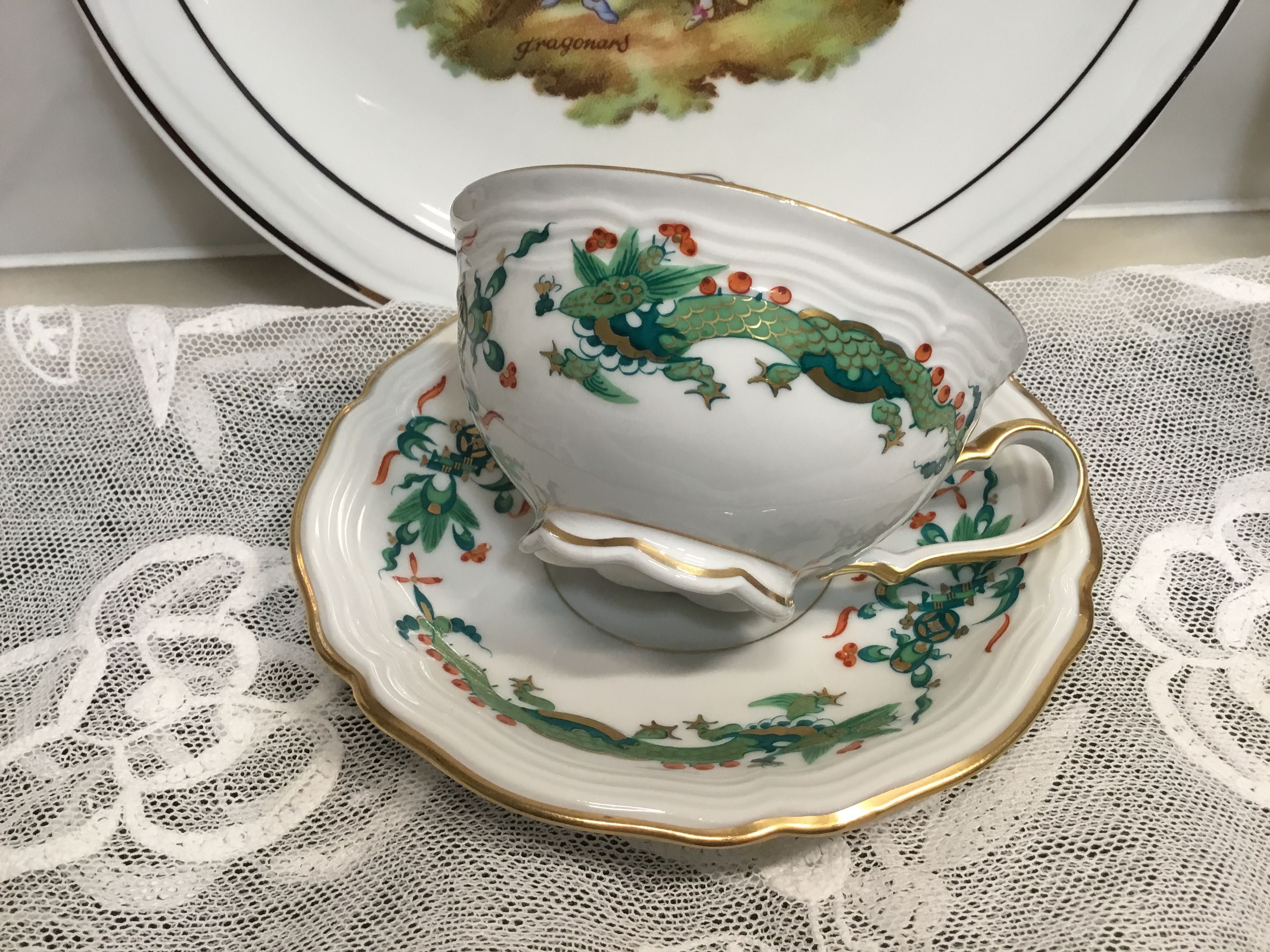Chávena de chá porcelana Bavaria alemã