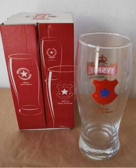 Zestaw 6 kufli Tyskie WISŁA KRAKÓW