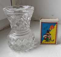 Хрустальная ваза, салфетница, молочник, соусник, Bohemia