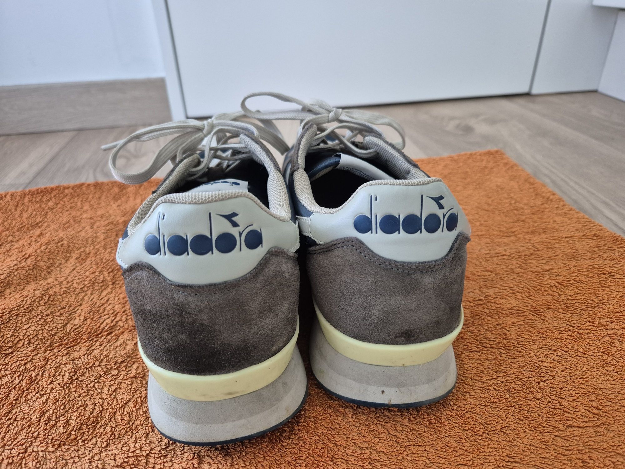 Ténis Diadora cinza e azul