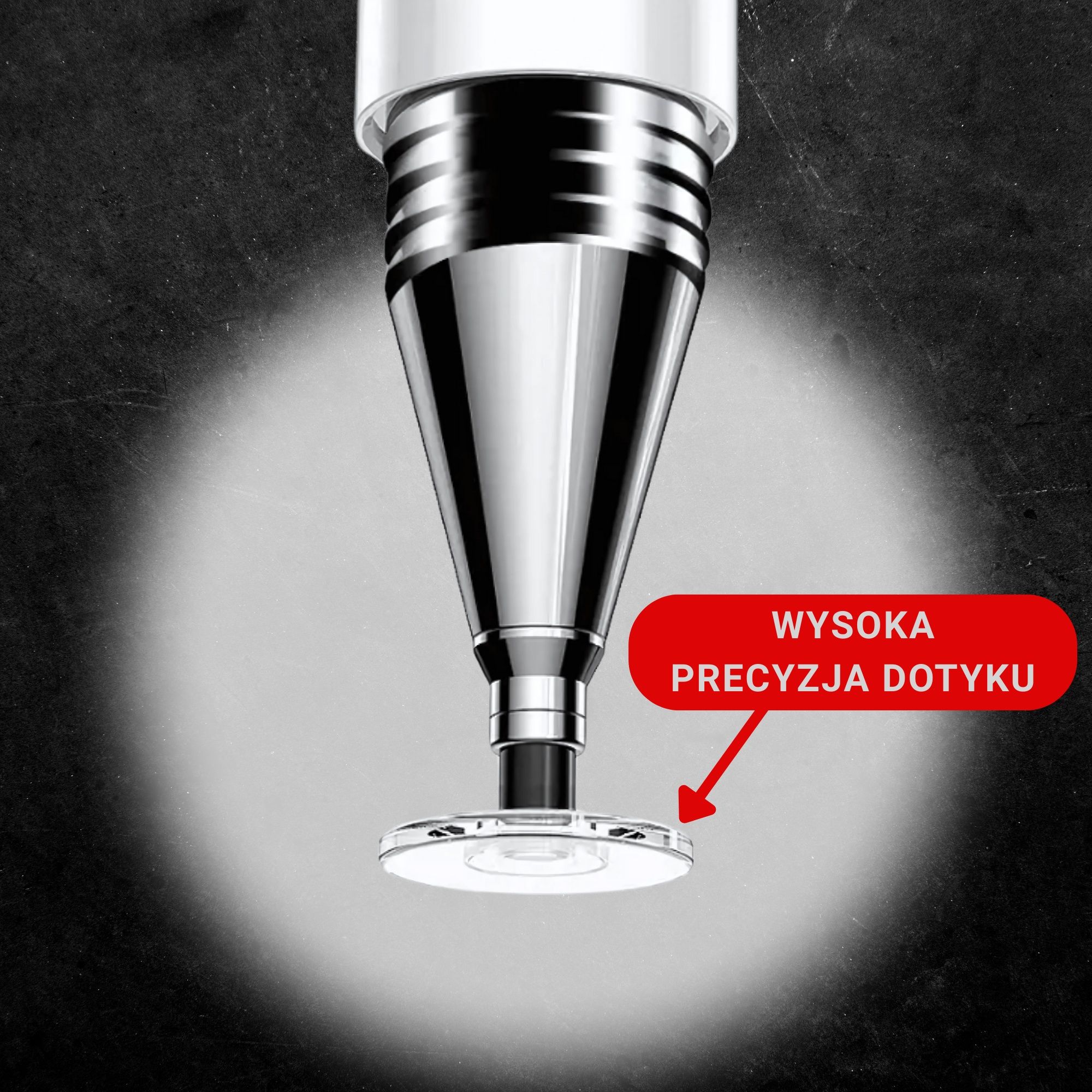 RYSIK DOTYKOWY 3w1 do tabletu telefonu iOS android uniwersalny biały