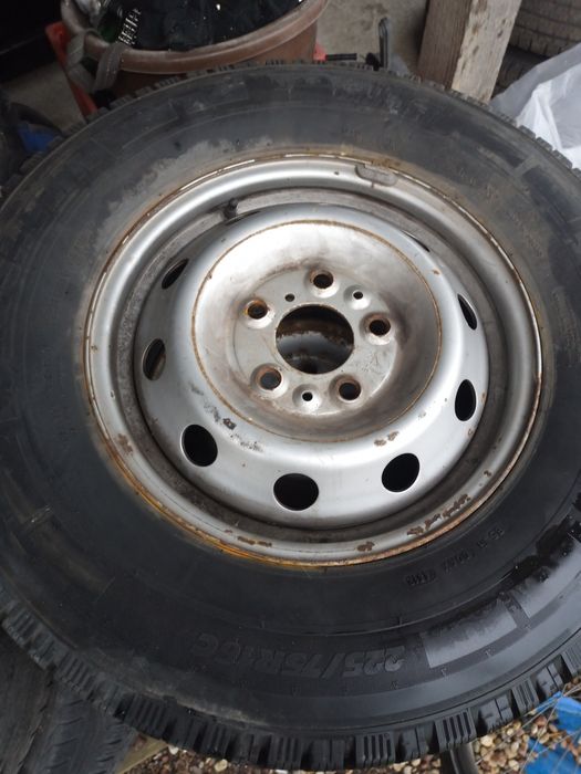 Sprzedam felgi z oponami Fiat Ducato, Jumper,Boxer.