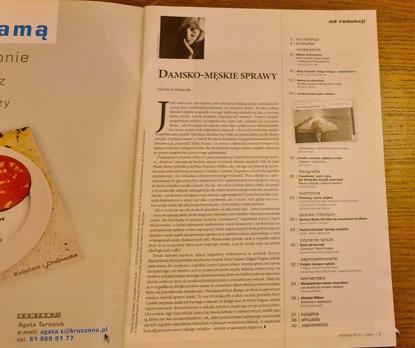 Art eon magazyn o sztuce 7 wydań z 2014 roku