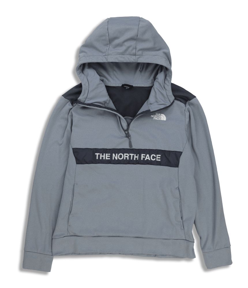 Кофта худі фліска сіра The North Face на хлопчика 11-12 років