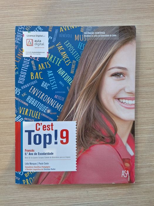 Conjunto de manuais de Francês 9° ano "C'est Top!"